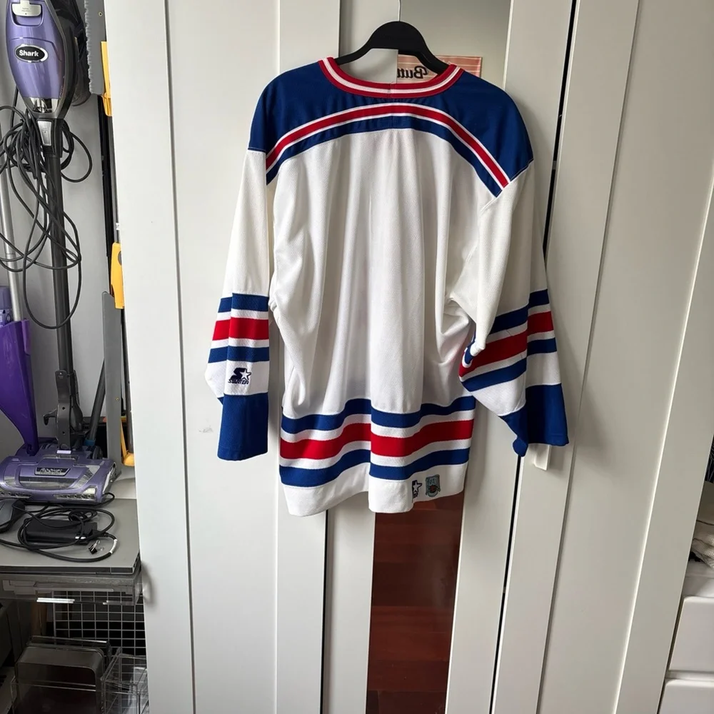 Men’s Starter New York Rangers Jersey XL White Eastern Conference - Picture 10 of 12